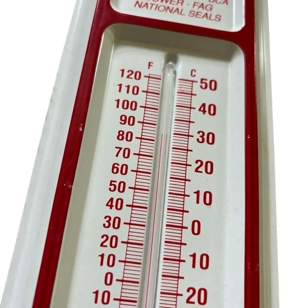 C.V. Foster Equipment Co. Baltimore MD Vintage Metal Thermometer